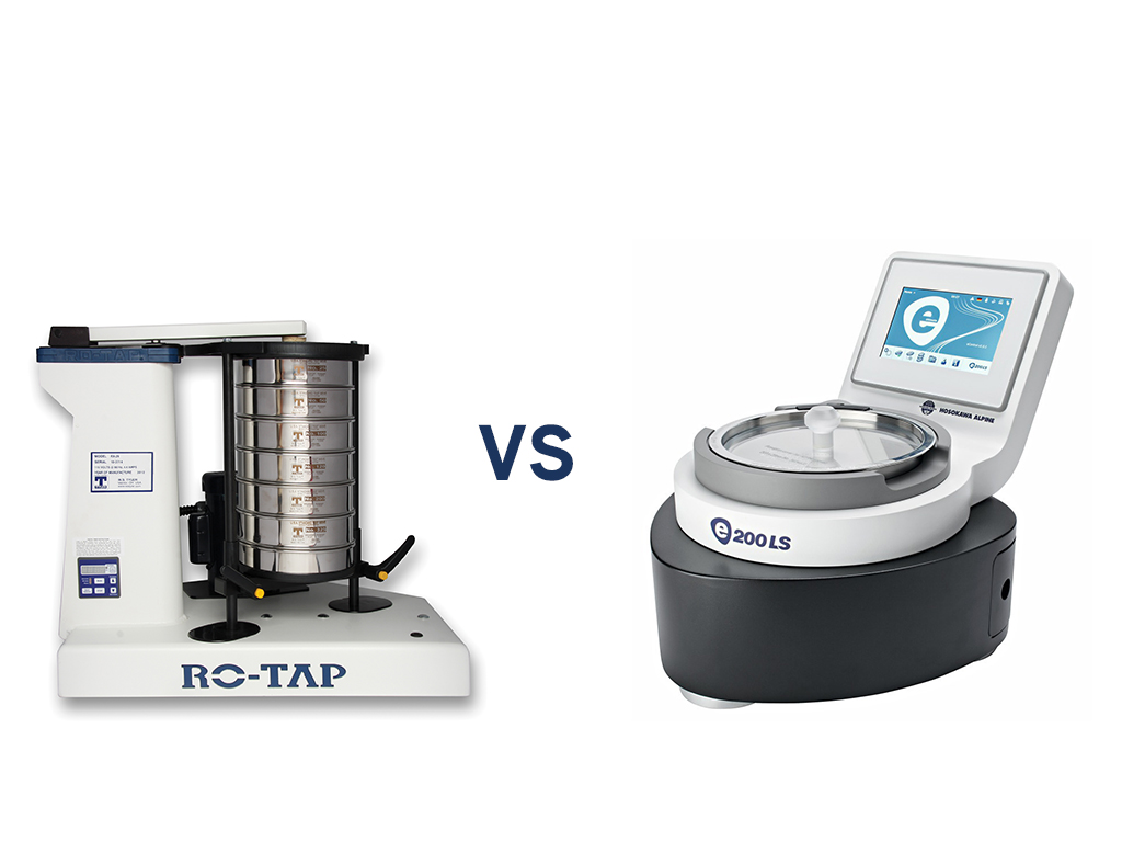 Alpine Air Jet Sieve VS RO-TAP Sieve Shaker