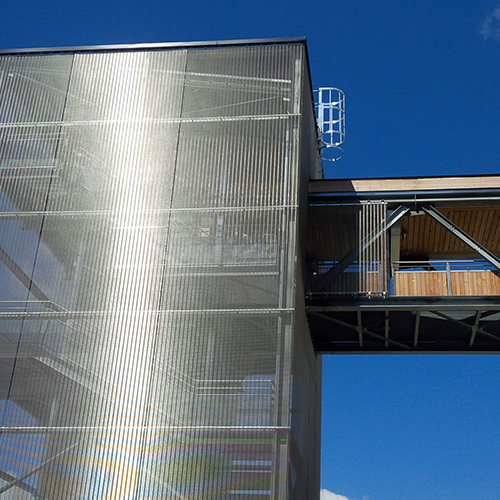 Photography of project “Stair Tower Les Arcs 1800”